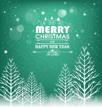 Merry christmas Stock Illustration