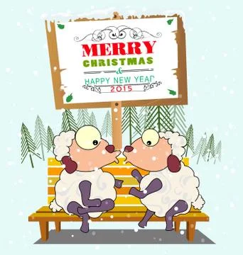 Merry christmas Stock Illustration