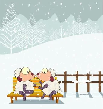 Merry christmas Stock Illustration