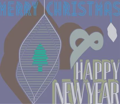 Merry christmas Stock Illustration