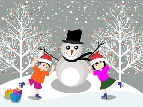 Merry christmas  Stock Illustration