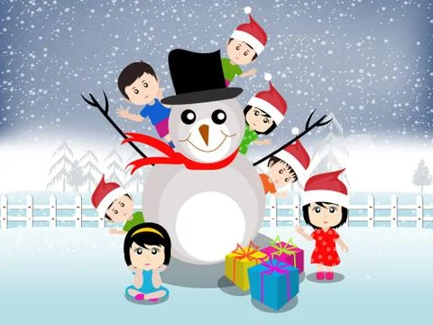 Merry christmas  Illustrazione stock
