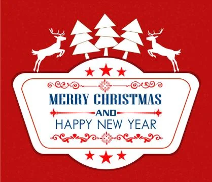 Merry Christmas  Stock Illustration