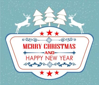 Merry Christmas  Stock Illustration