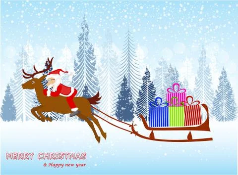 Merry Christmas  Stock Illustration
