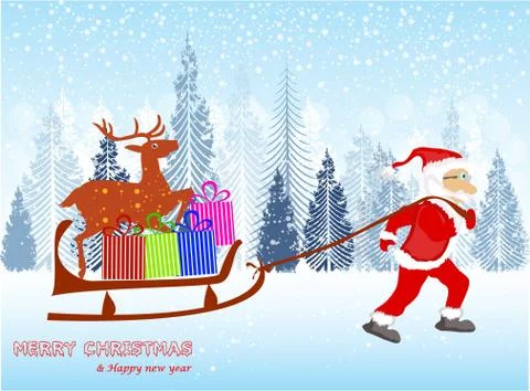 Merry Christmas  Stock Illustration