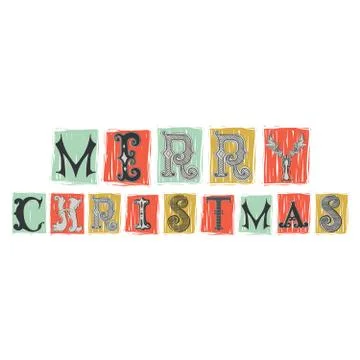Merry Christmas Stock Illustration