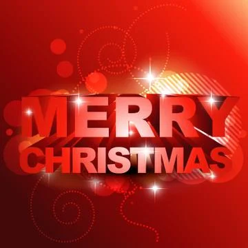 Merry christmas Stock Illustration