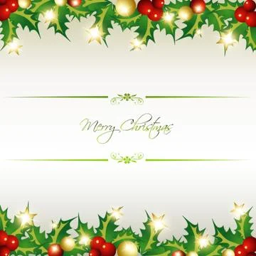 Merry christmas Stock Illustration