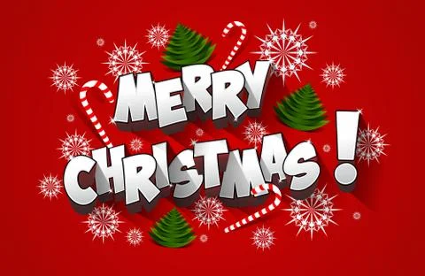 Merry Christmas Stock Illustration