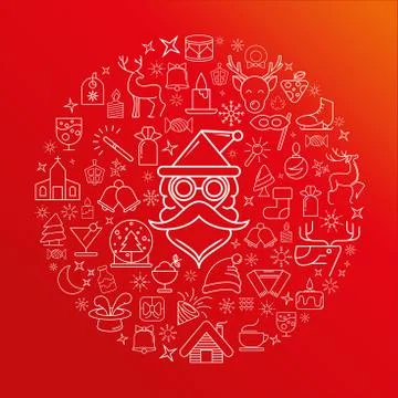 Merry Christmas Stock Illustration