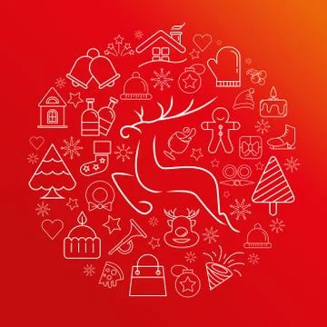 Merry Christmas Stock Illustration