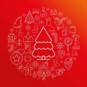 Merry Christmas Stock Illustration