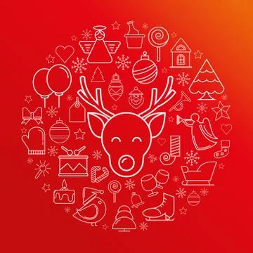 Merry Christmas Stock Illustration