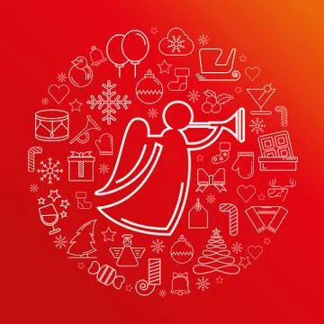 Merry Christmas Stock Illustration