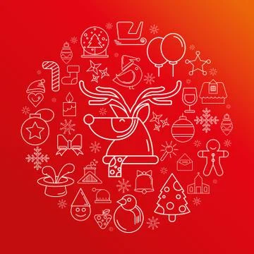 Merry Christmas Stock Illustration