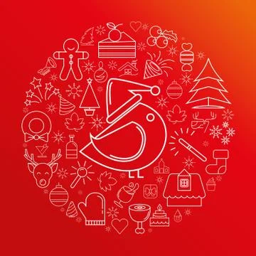 Merry Christmas Stock Illustration