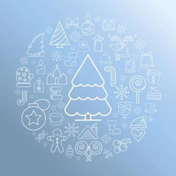Merry Christmas Stock Illustration