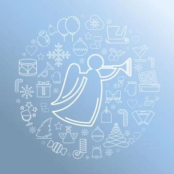 Merry Christmas Stock Illustration