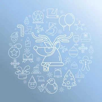 Merry Christmas Stock Illustration