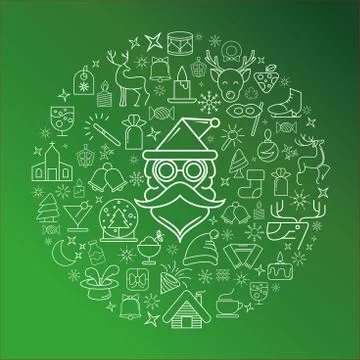 Merry Christmas Stock Illustration