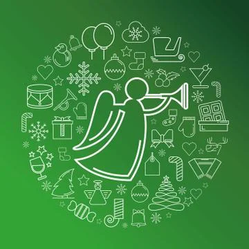 Merry Christmas Stock Illustration