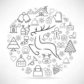 Merry Christmas Stock Illustration
