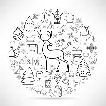 Merry Christmas Stock Illustration
