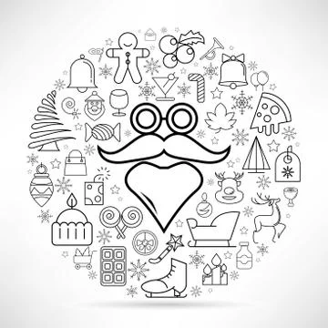 Merry Christmas Stock Illustration