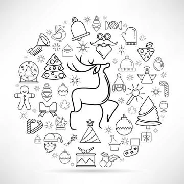 Merry Christmas Stock Illustration