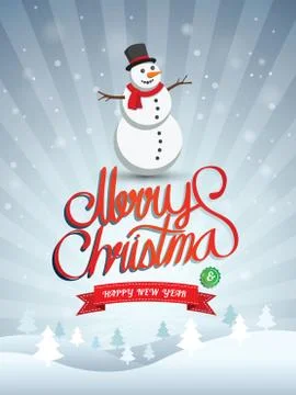 Merry Christmas Stock Illustration