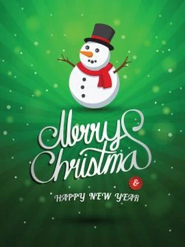 Merry Christmas Stock Illustration