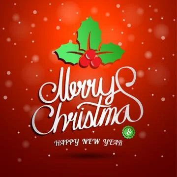 Merry Christmas Stock Illustration