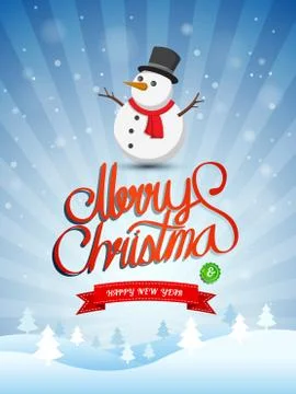 Merry Christmas Stock Illustration