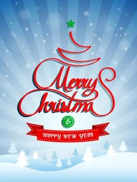 Merry Christmas Stock Illustration
