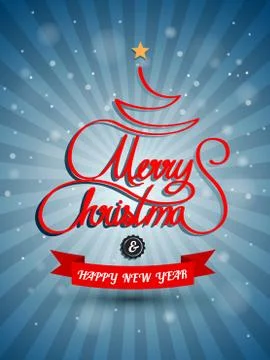 Merry Christmas Stock Illustration