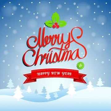 Merry Christmas Stock Illustration
