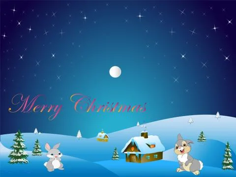 Merry Christmas Stock Illustration