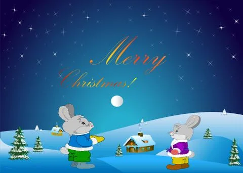 Merry Christmas Stock Illustration
