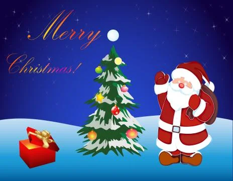 Merry Christmas Illustrazione stock