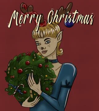 Merry Christmas Stockillustratie
