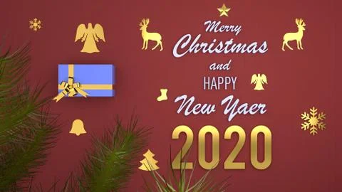 Merry Christmas Stock Illustration