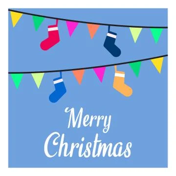 Merry christmas Stock Illustration