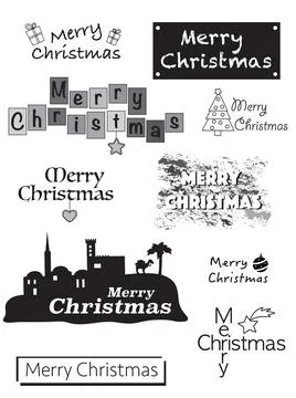 Merry christmas Stock Illustration