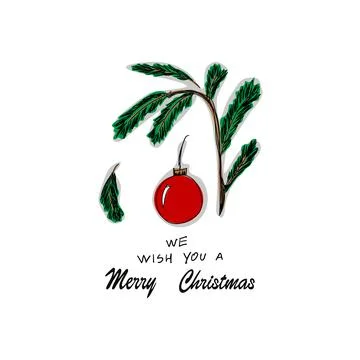 Merry Christmas. Stock Illustration