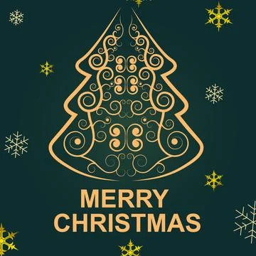 MERRY-CHRISTMAS Stock Illustration
