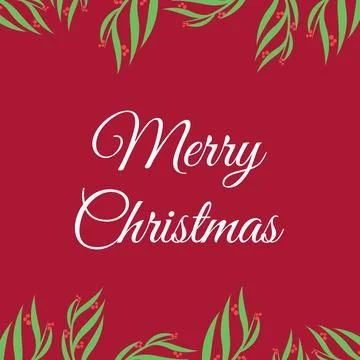 Merry christmas Stock Illustration