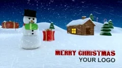 Merry Christmas Intro Stock After Effects
