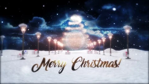 Merry Christmas Logo Reveal Stock After Effects