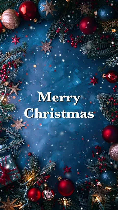 Merry Christmas. Loop. Falling snowflakes effect. Christmas snow. Noel. Snow. Stock Footage 275607743